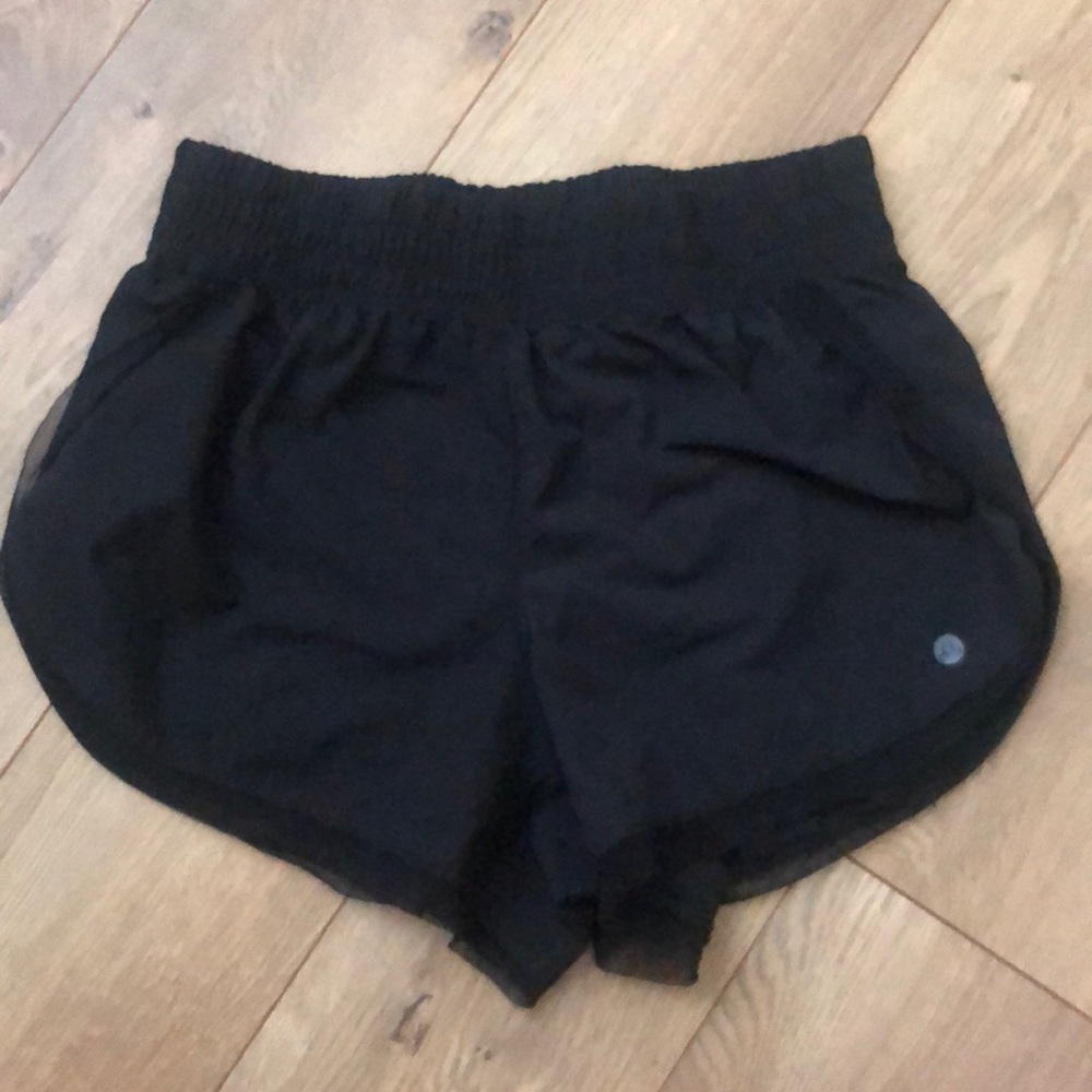 apana black running shorts